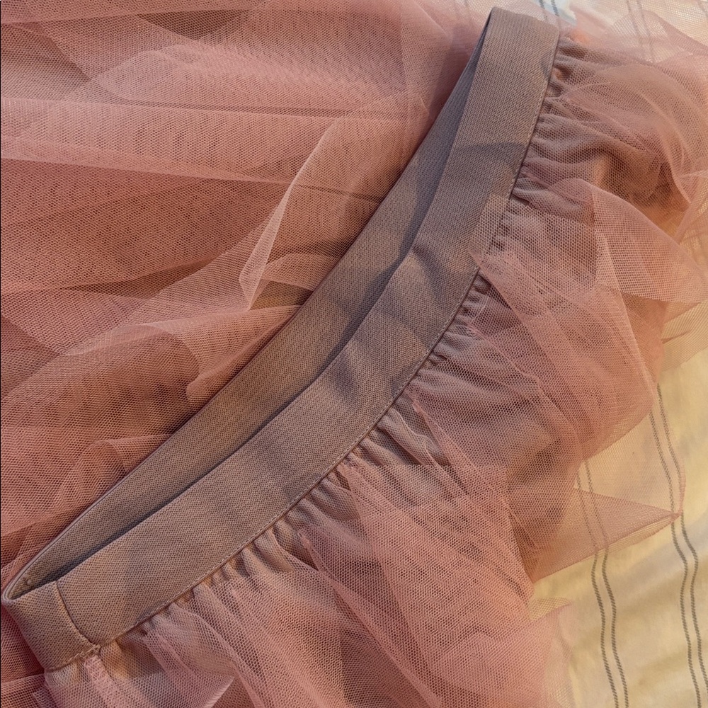 NWOT Pink Tulle Ruffle Skirt - Picture 4 of 7